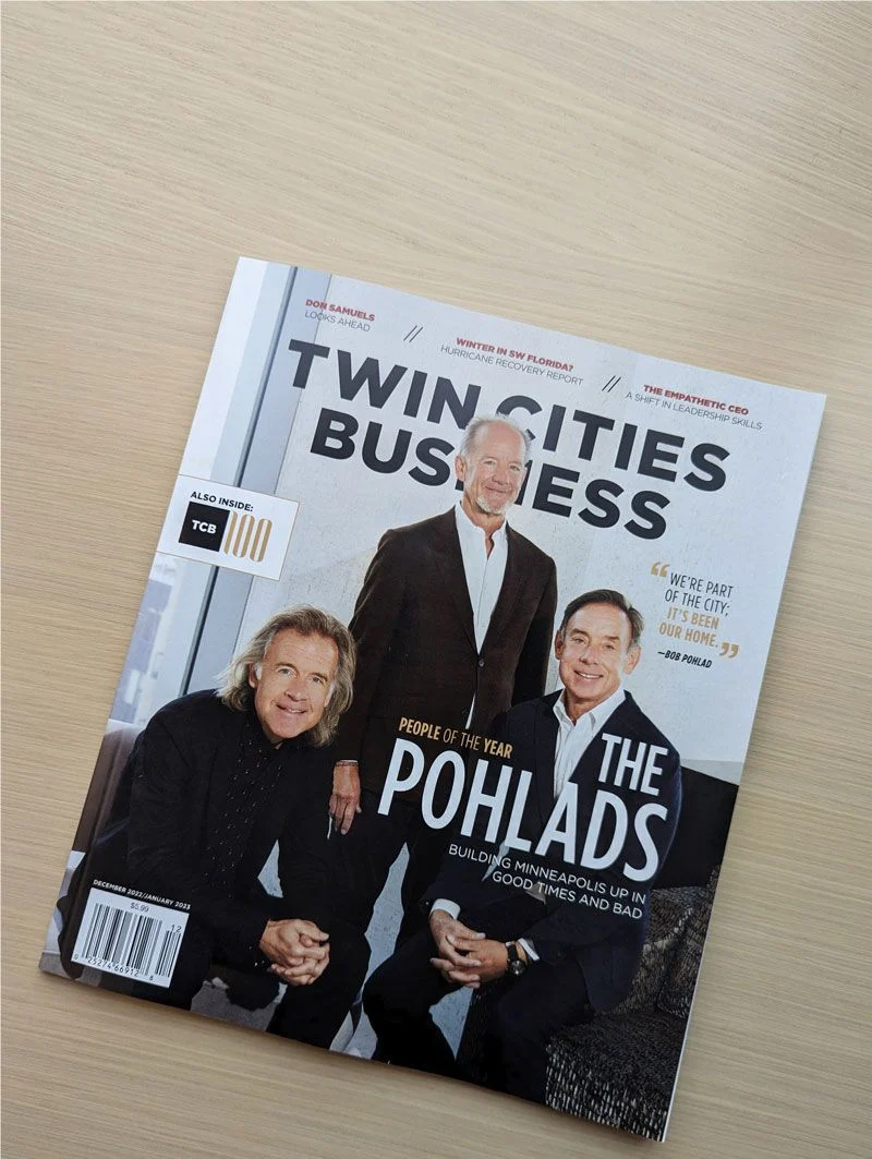 The Pohlads are named “People of the Year” by Twin Cities Business
